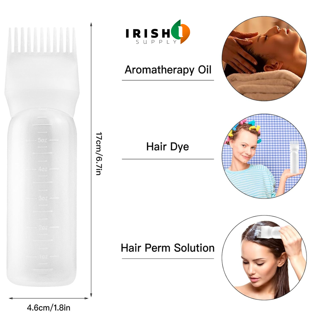 SCALPEASE Deep-Scalp Hair Oil Applicator Comb