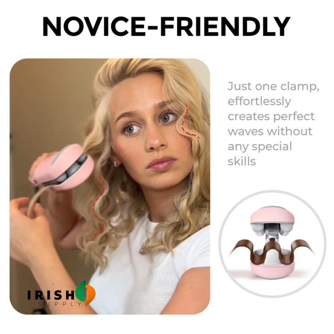 SIRENWAVE 10-Minute Volumizing Curling Wand