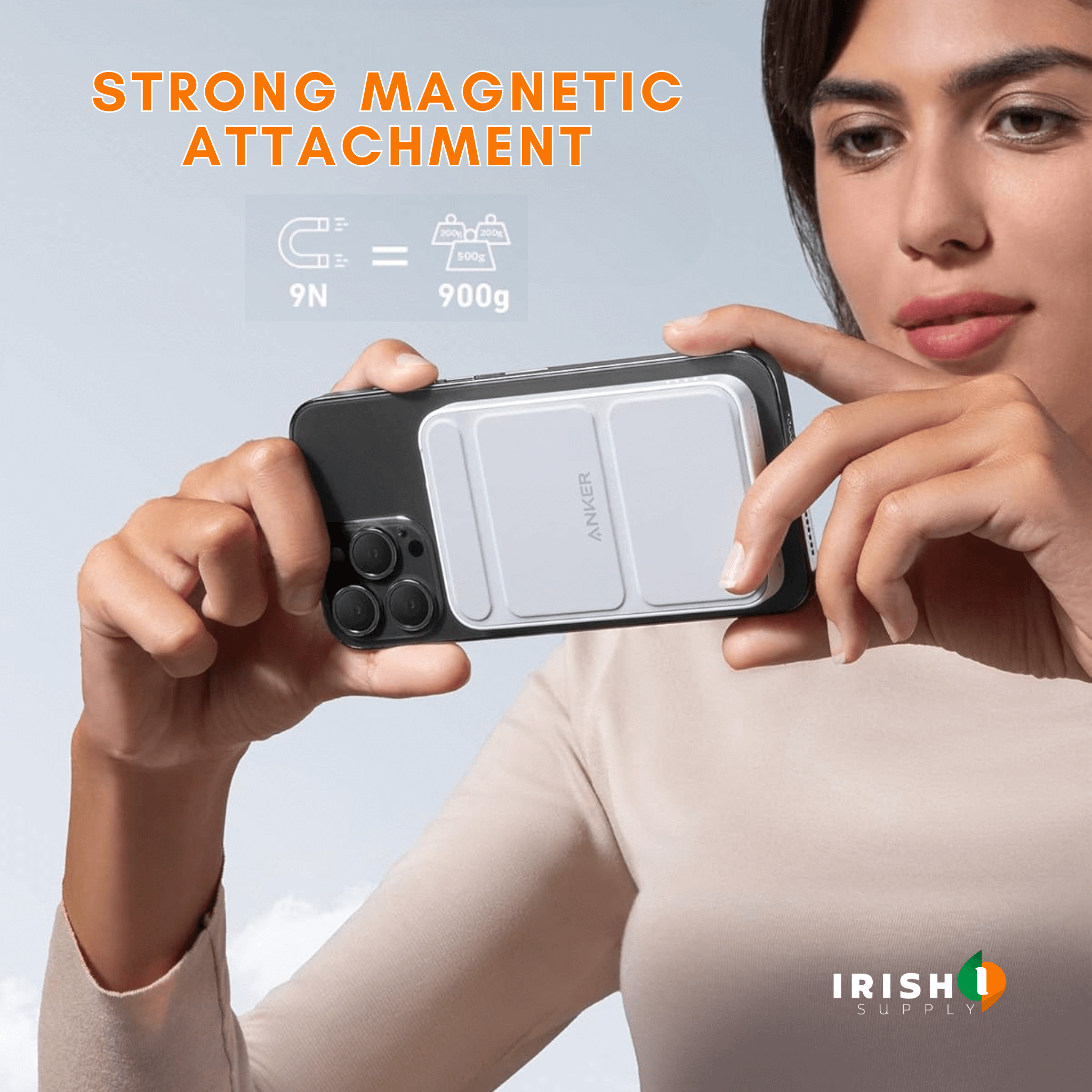 SNAPCHARGE Magnetic Wireless Portable Charger