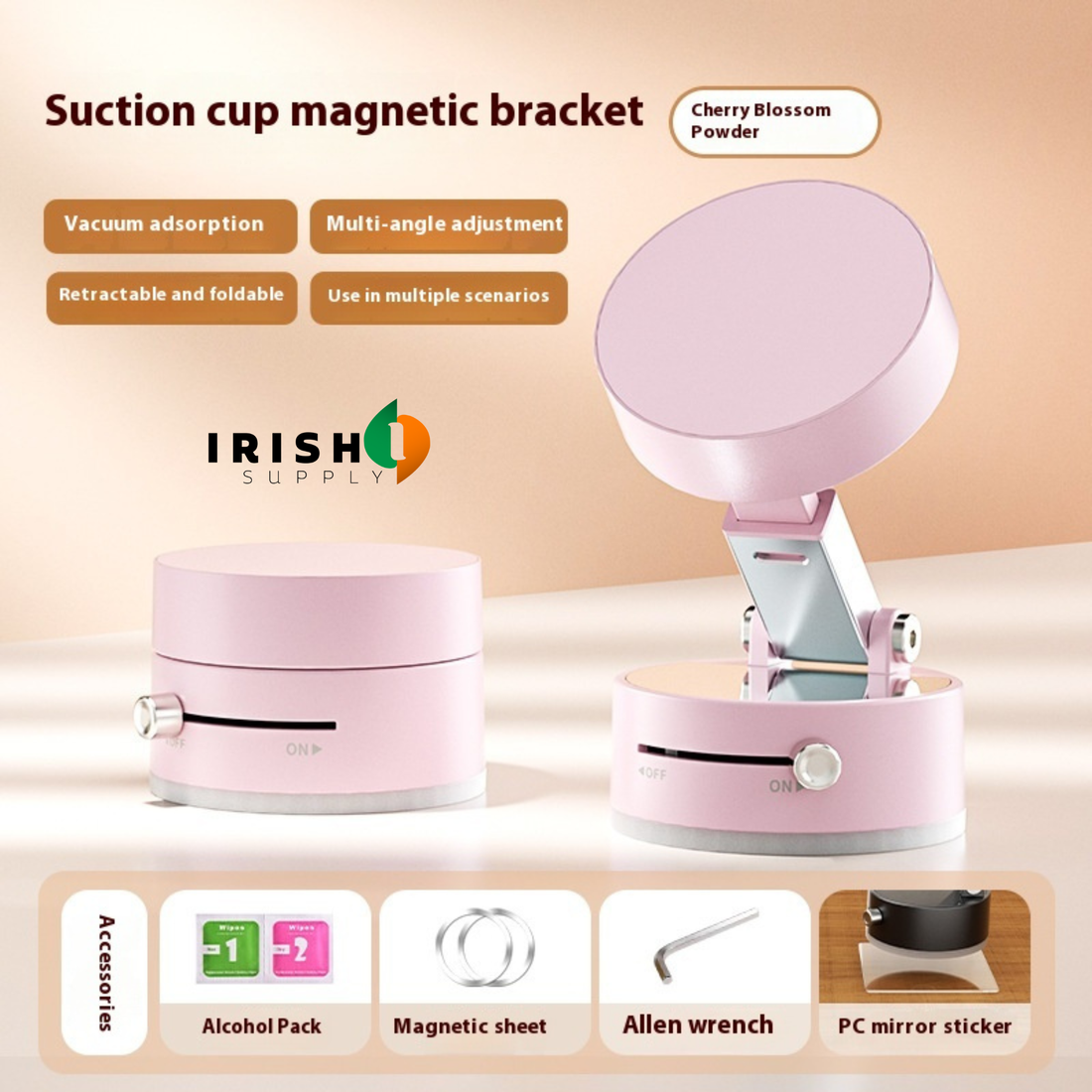 STABLEX  Ultra-Hold Foldable Vacuum Phone Mount