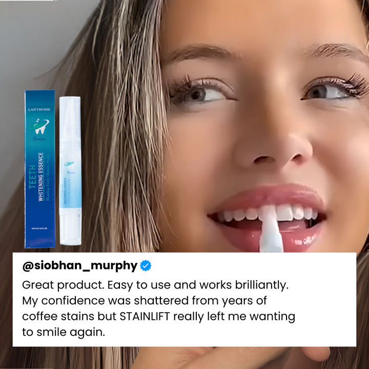STAINLIFT works because we made it for our own smiles.