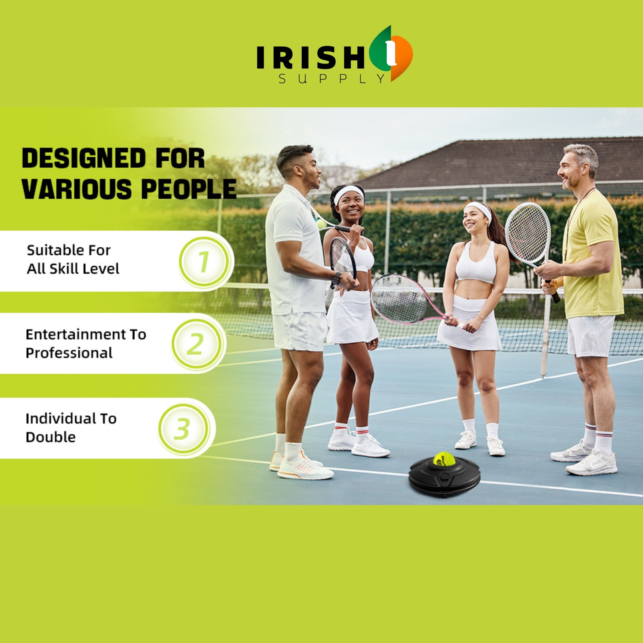 STRIKEZONE Elite Solo Tennis Trainer