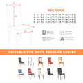 Irish Supply, SLIP COVERIE Removable Seat Chair Cover