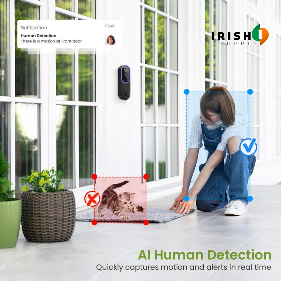 VANTAGE Home Surveillance Doorbell Camera