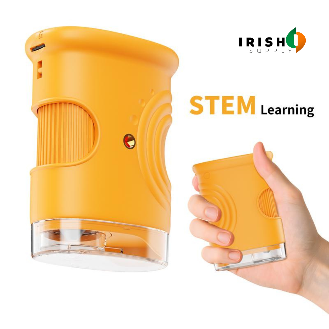 WORLDSCOPE 1000X Instant-Zoom Educational Microscope for Kids