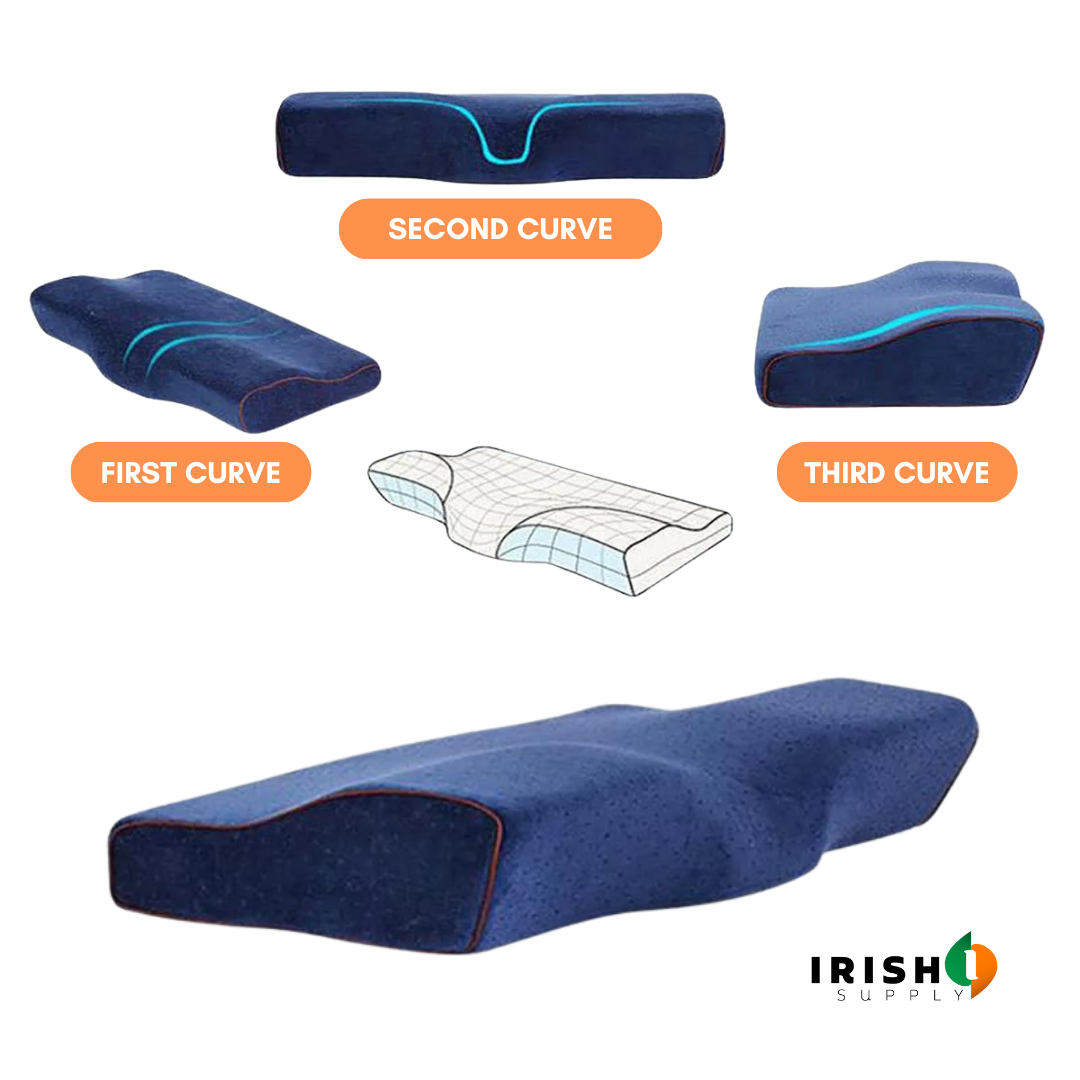 Irish Supply, LUXELOFT Orthopedic Butterfly Pillow