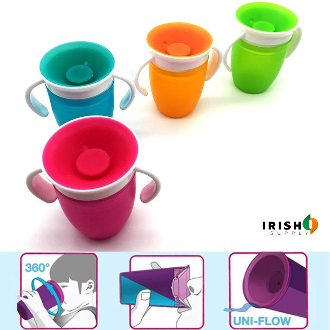 Irish Supply, SPILLBITE Baby Anti-Spill Sippy Cups