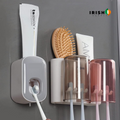 Irish Supply, BRUSHRACK Wall Mounted Toothbrush Holder & Dispenser