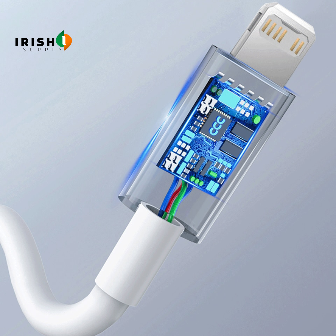 Irish Supply, FLASHCHARGE Apple Block USB Type C Fast Charger