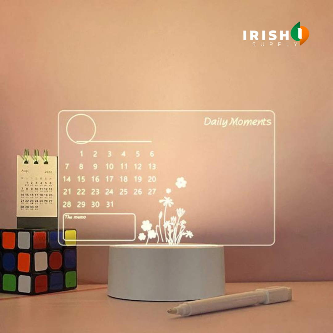 Irish Supply, GLOWNOTE Board LED Light Night