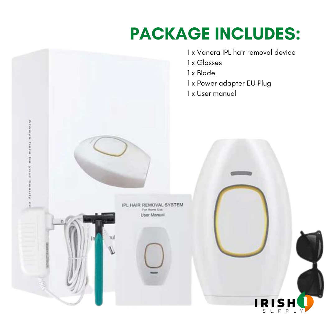 Irish Supply, Vanera™ IPL Laser Hair Remover