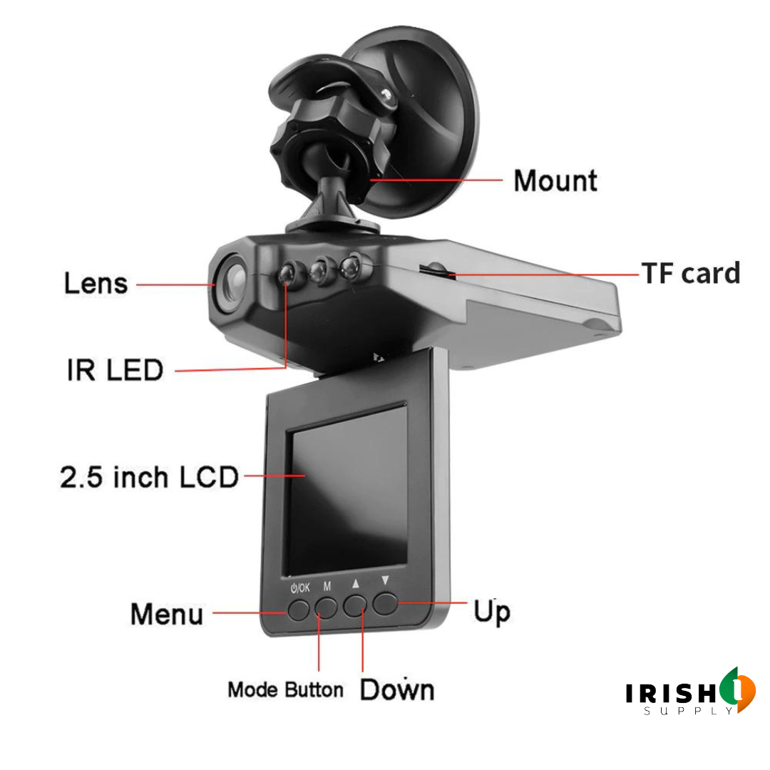 Irish Supply, DASHGUARD Full HD Car Dash Cam