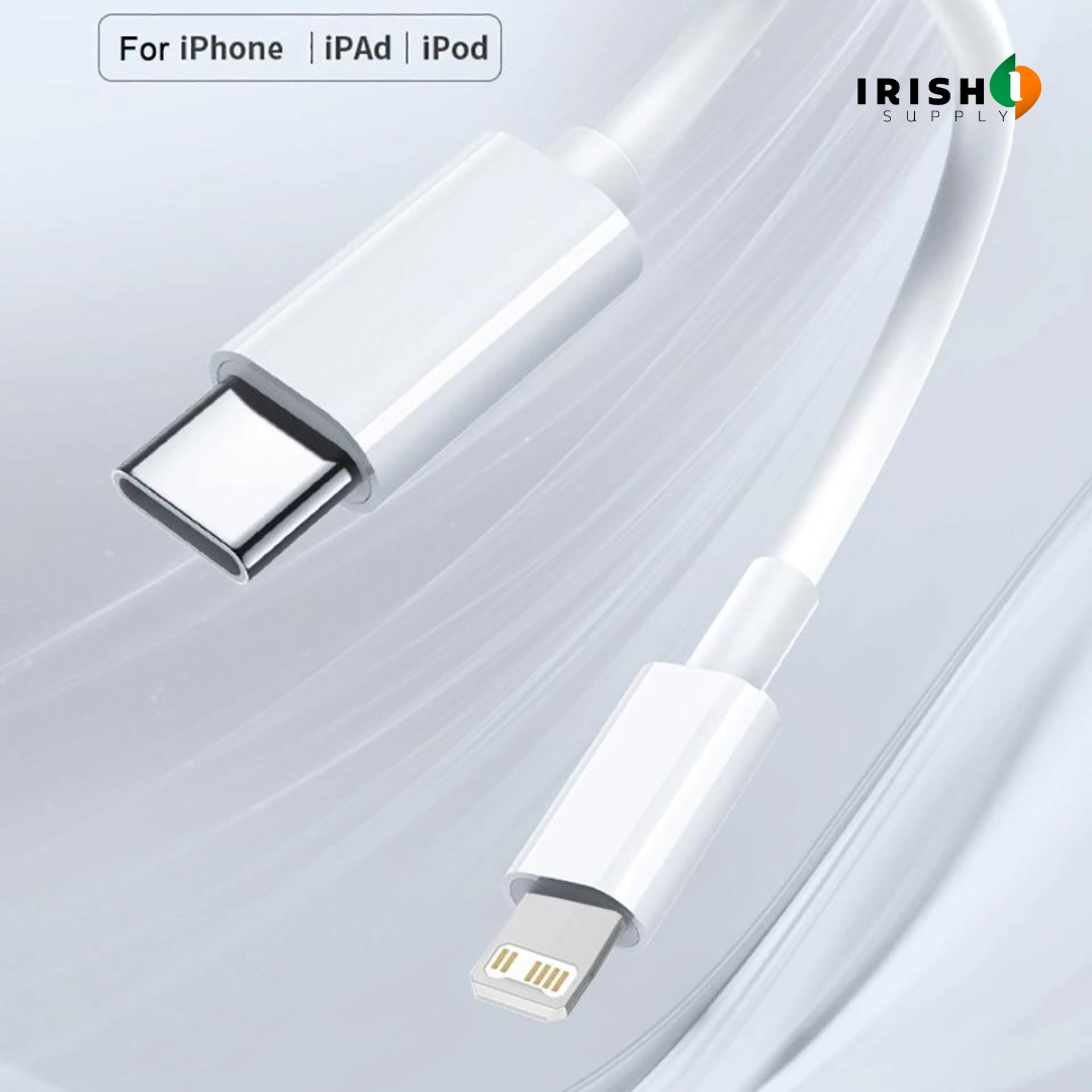 Irish Supply, FLASHCHARGE Apple Block USB Type C Fast Charger