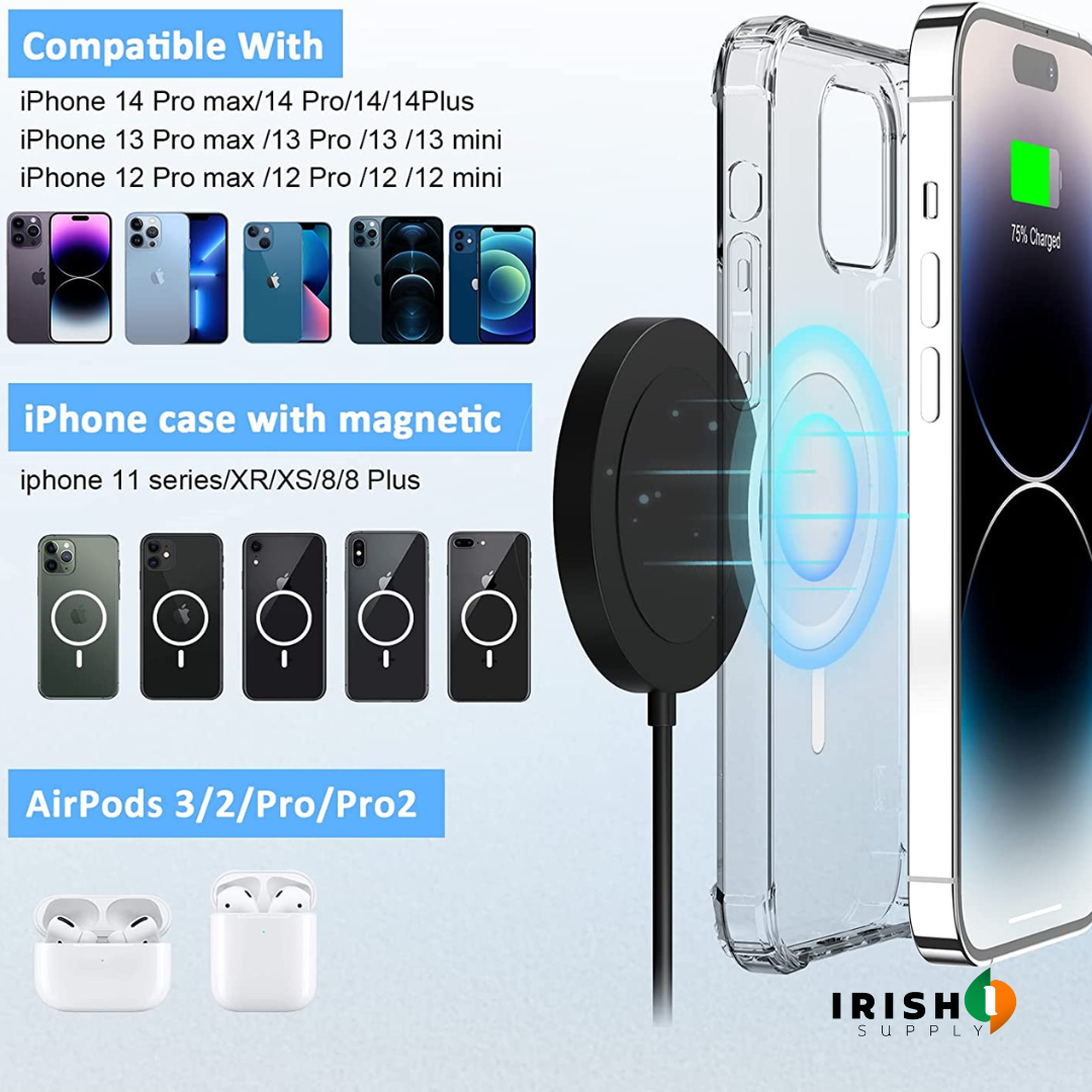 Irish Supply, CHARGEMATE Magnetic Wireless Charging Pad