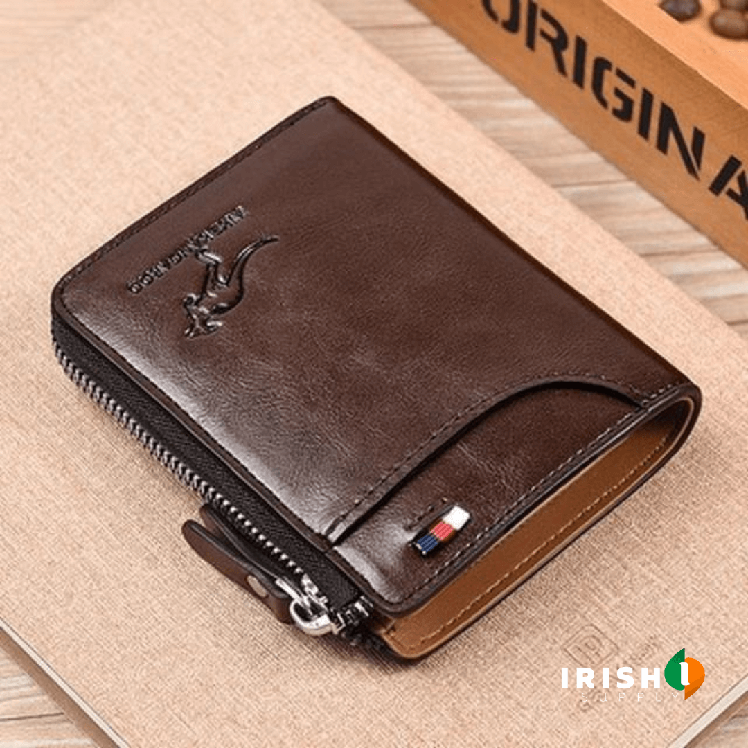 BlockRob™ Leather Safety Wallet