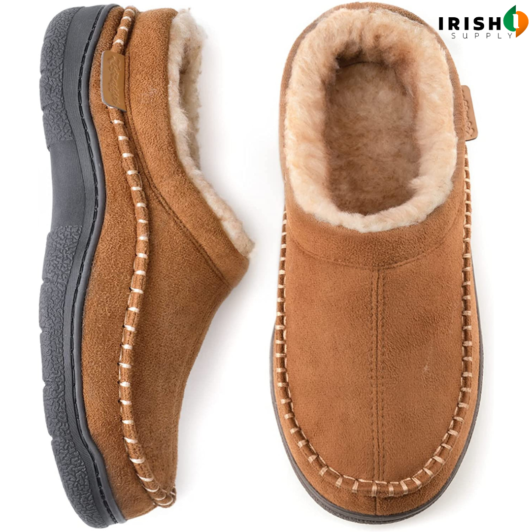 Irish Supply, SOFTCLOUD Fluffy Wide Loafer Slippers