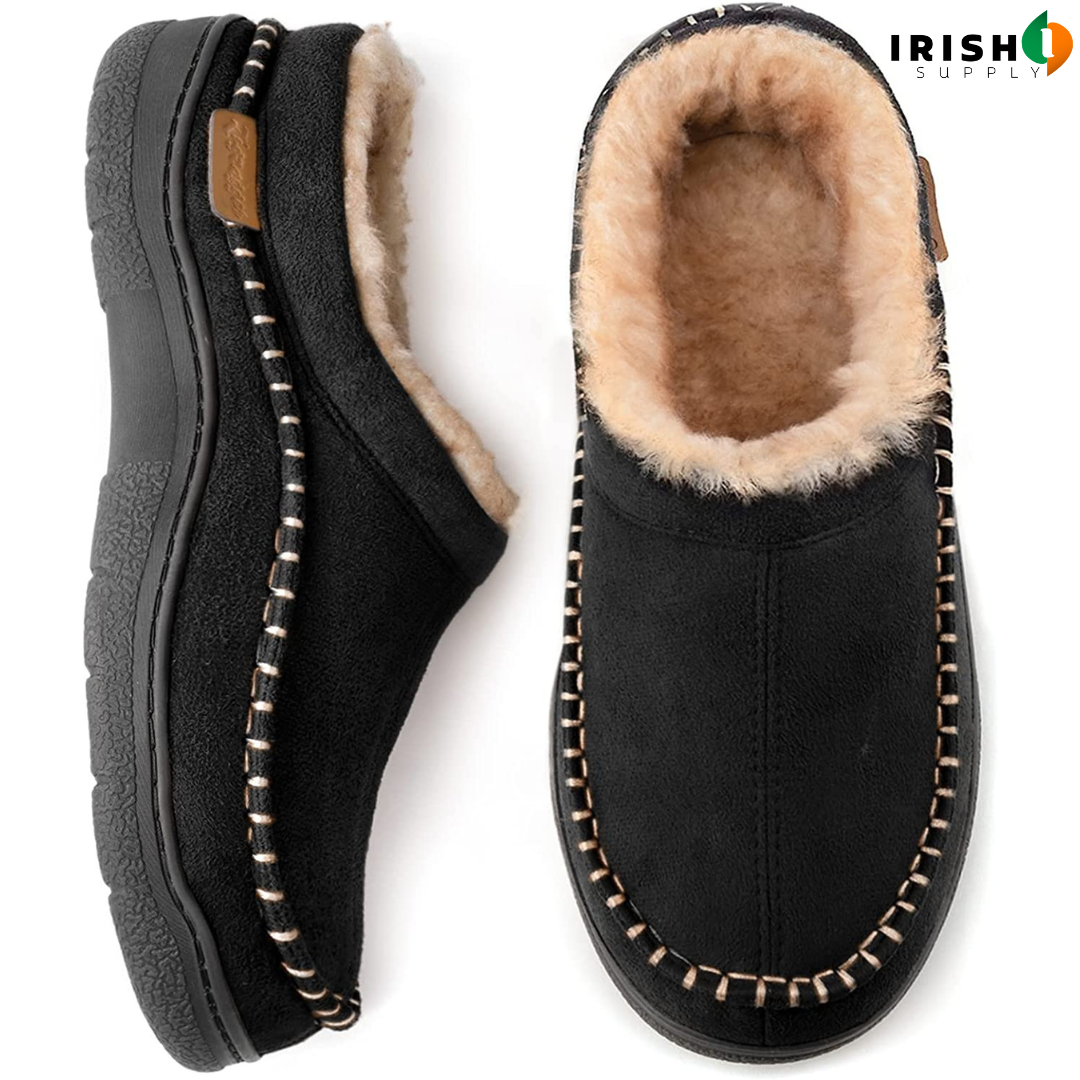 Irish Supply, SOFTCLOUD Fluffy Wide Loafer Slippers