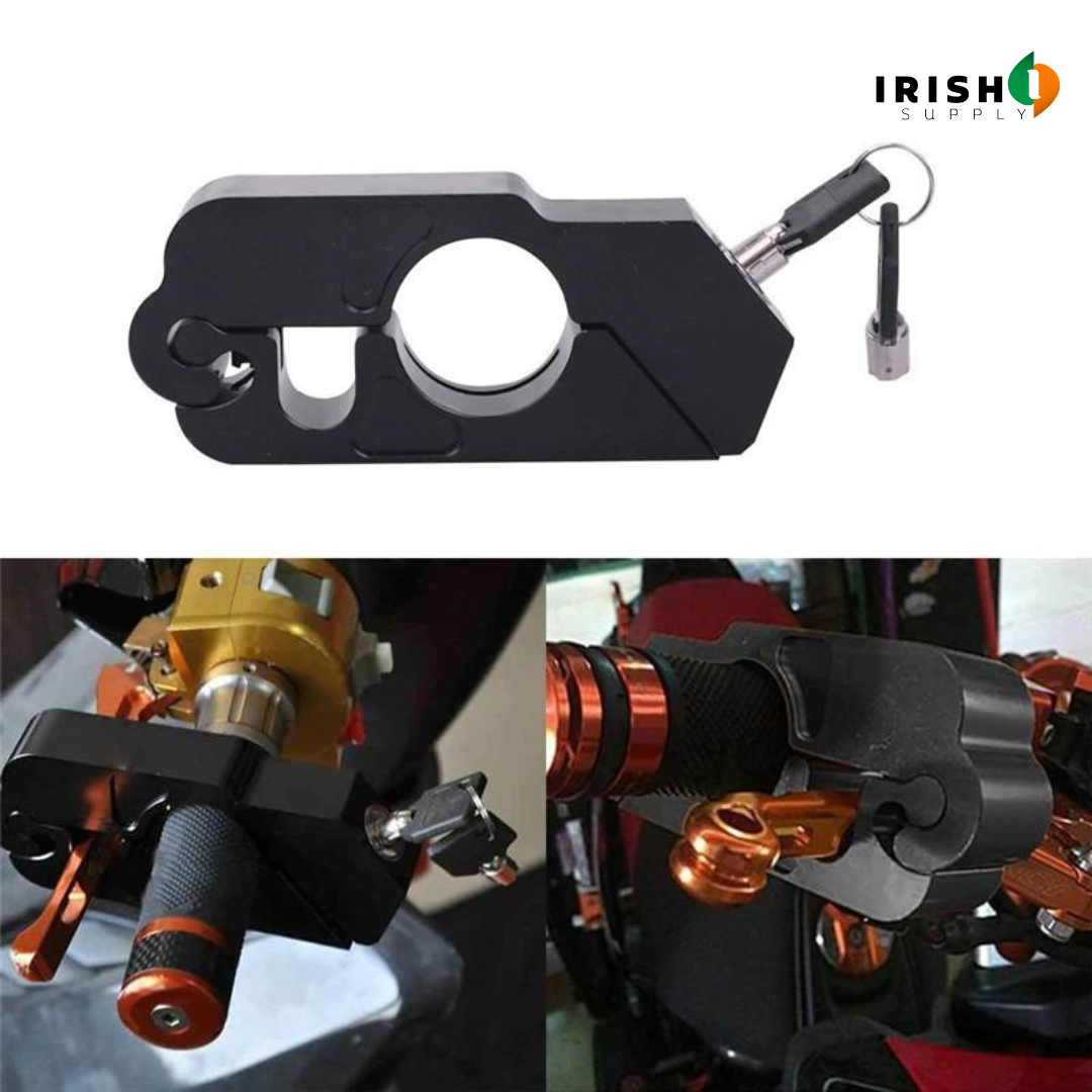 Irish Supply, RIDERLOCK Universal Motorcycle Bike Handlebar Lock