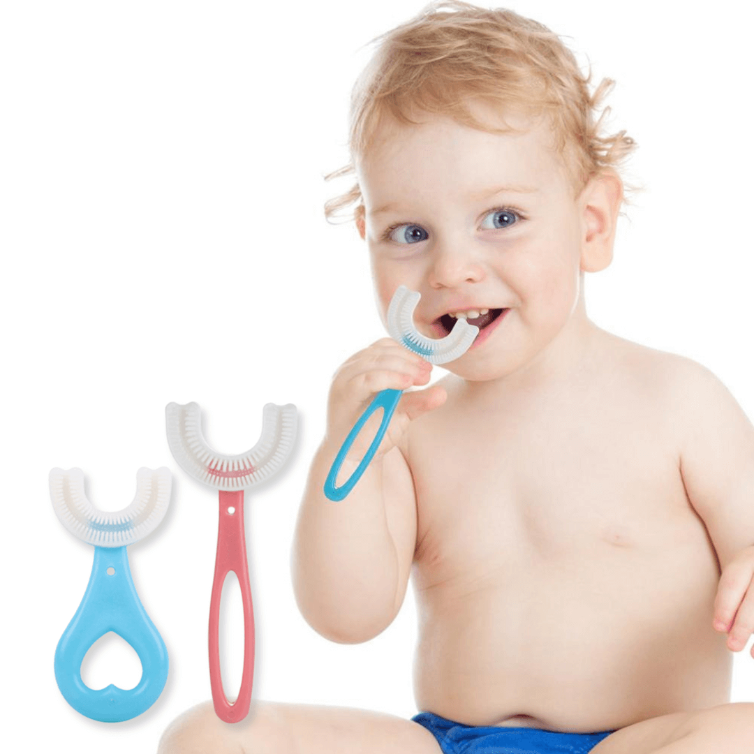 Irish Supply, HAPPYTEETH U-Shaped 360 Degree Infant Toothbrush