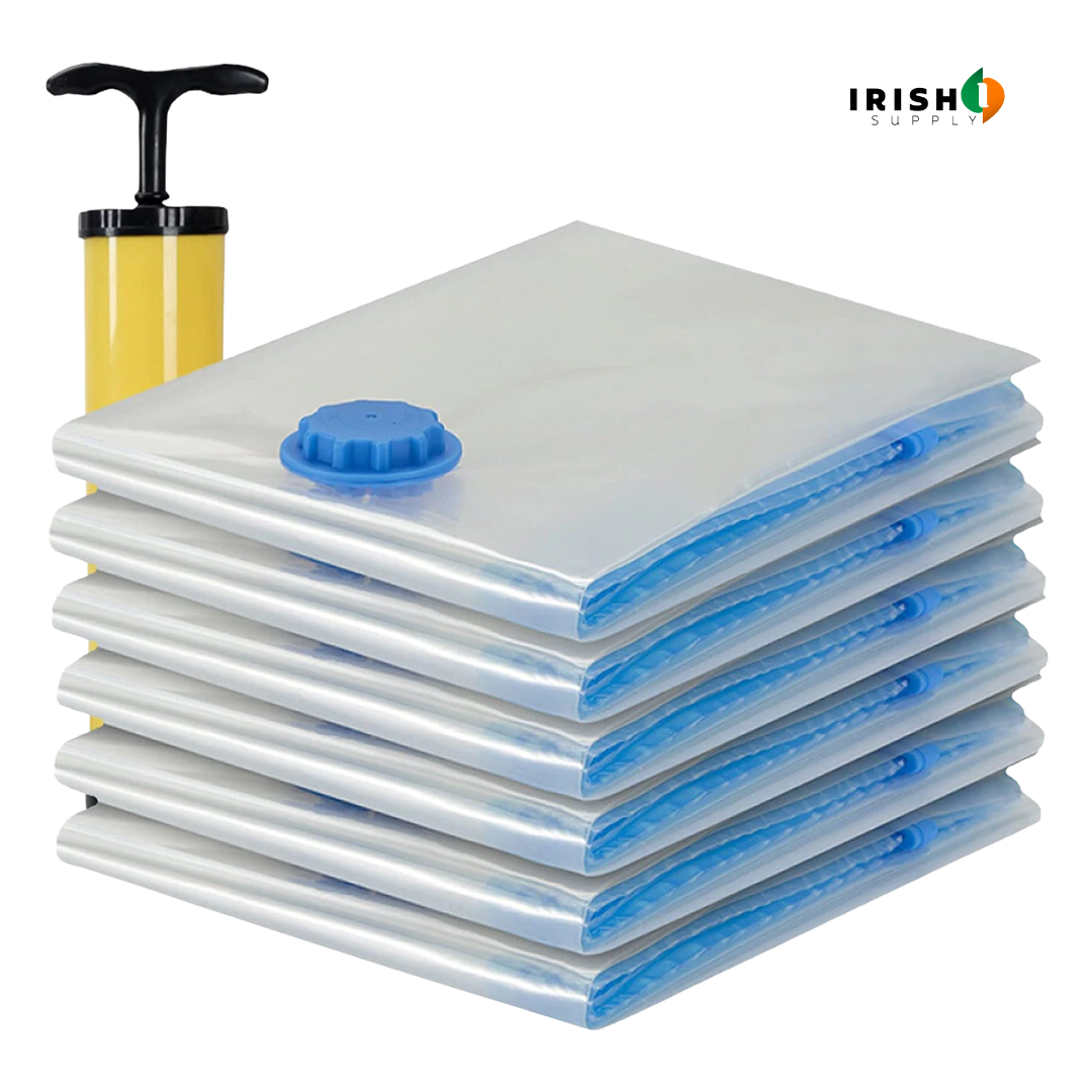 Irish Supply, SPACESQUEEZE Spacesaver Premium Vacuum Storage Bags