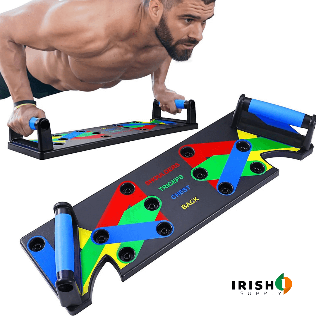 Irish Supply, PUSHA 9-in-1 Push-Up Board