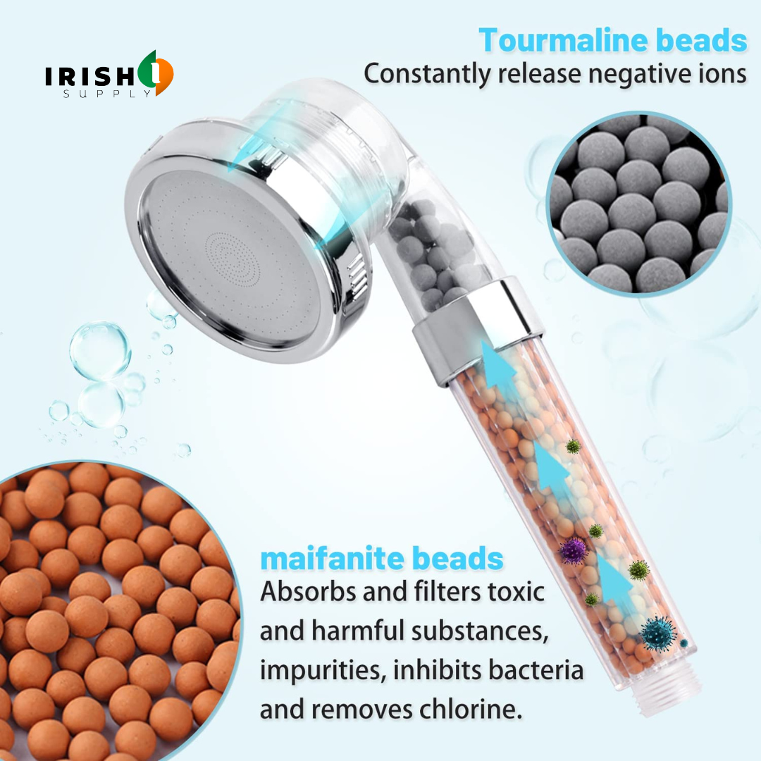 AQUALUX Shower Heads with Filter Beads