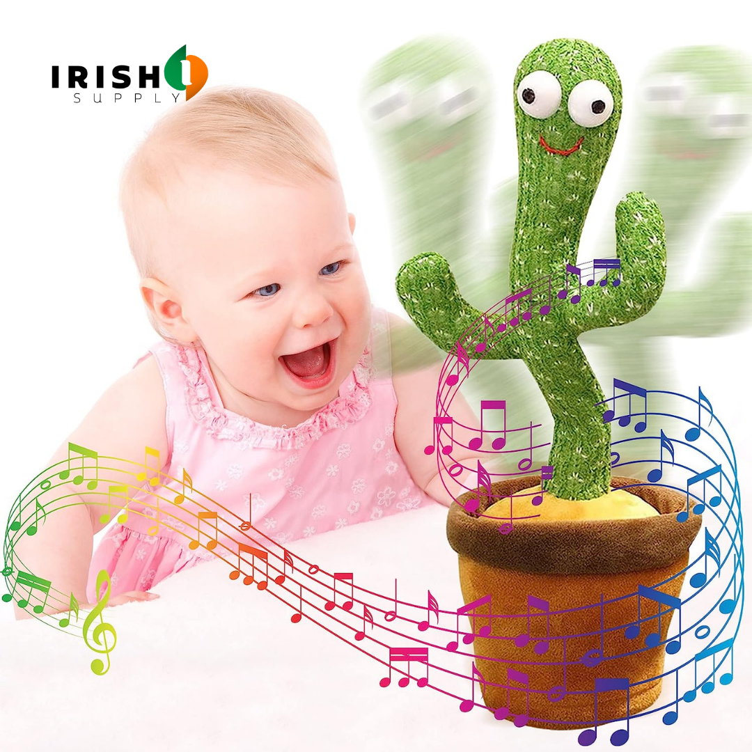 Irish Supply, DANCING CACTUS- Electric Singing Cactus Plush Toy