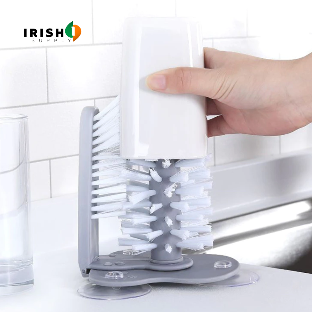 Irish Supply, POWERSCRUB Suction Cup Cleaning Brush