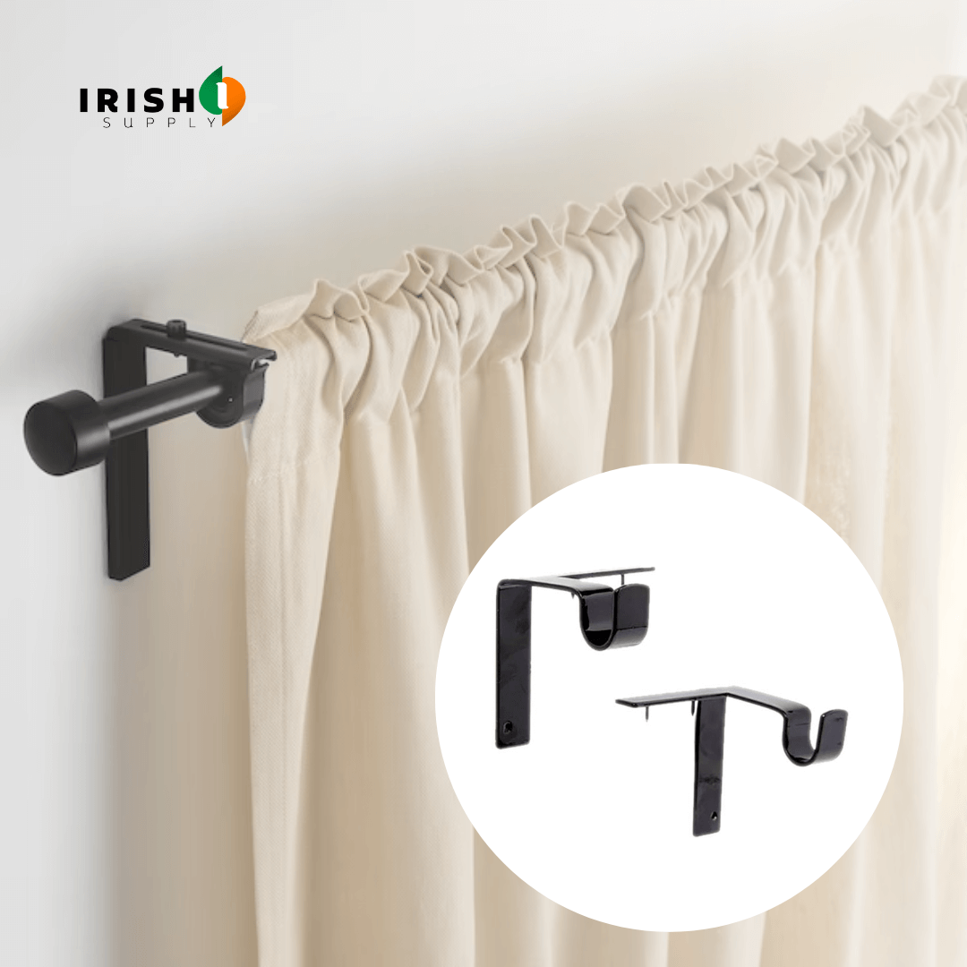 Irish Supply, DRZHE Easy-Install Curtain Brackets