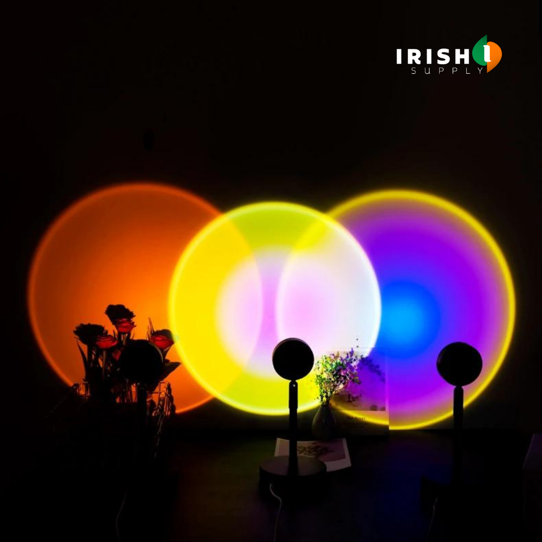 Irish Supply, SUNSETFLOW Night Lamp Projector