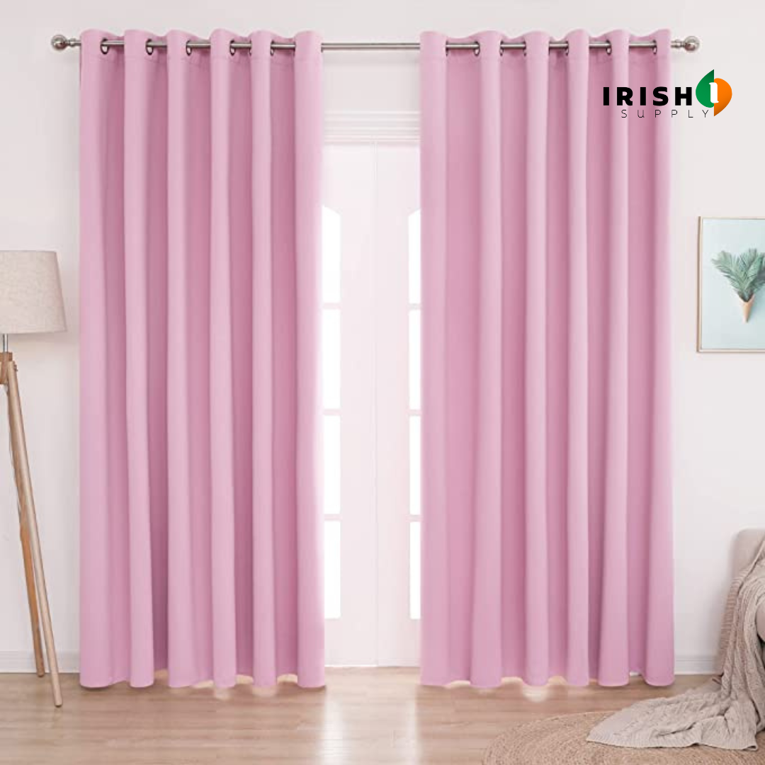 Irish Supply, THERMABLOCK Super Soft Thermal Insulated Eyelet Blackout Curtains