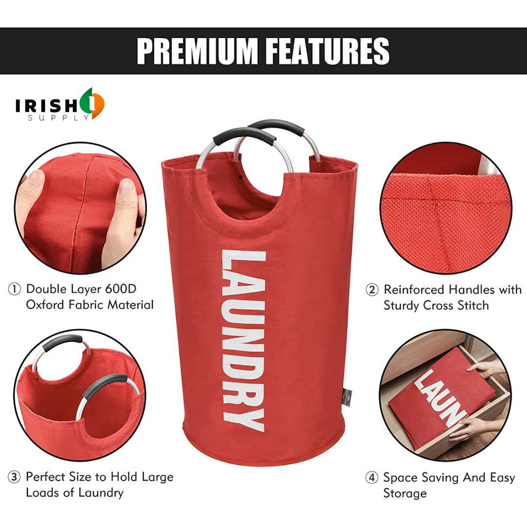 Irish Supply, PACKNWASH Collapsible Laundry Bag