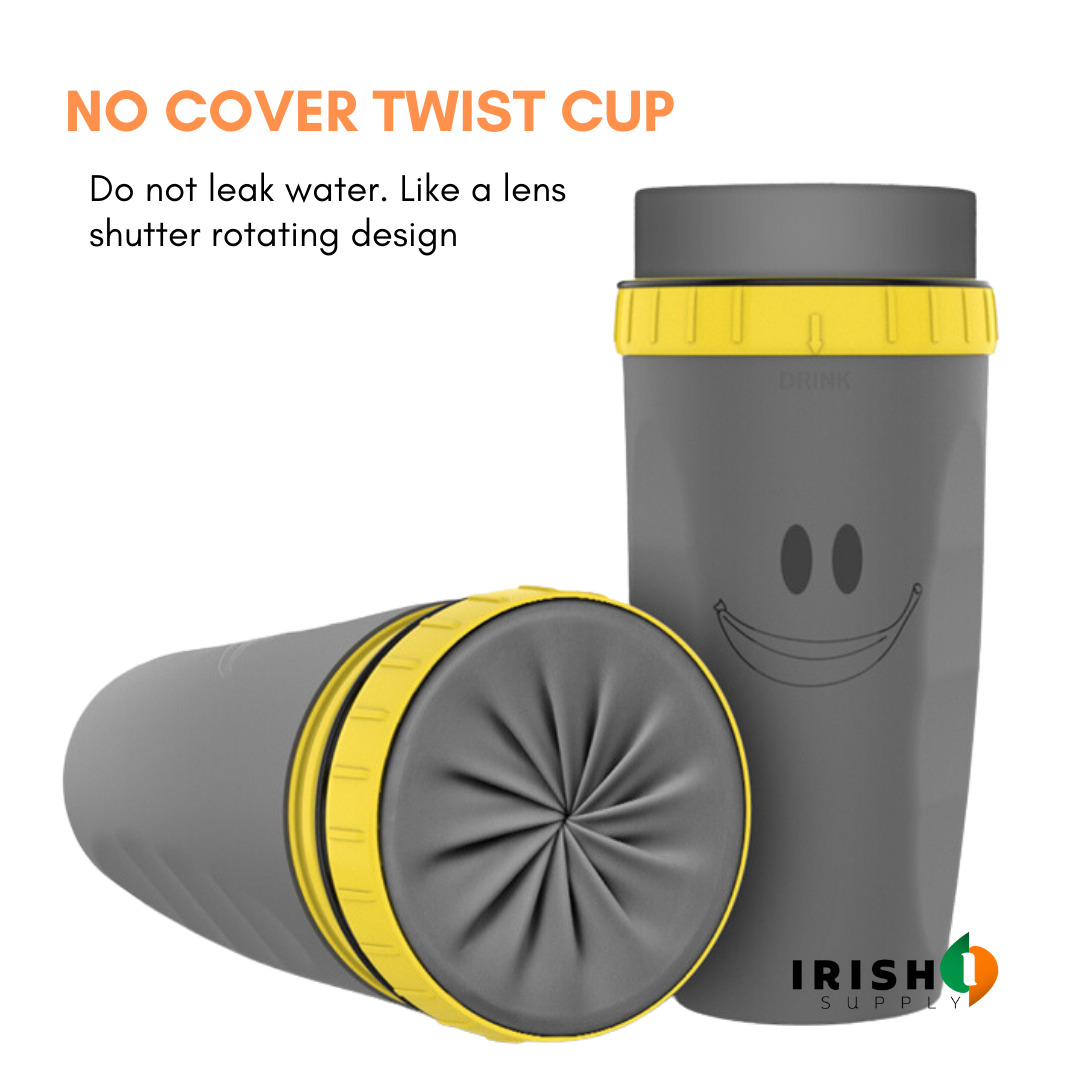 Irish Supply, TWISTGO Portable Double Insulation Travel Twist Cup