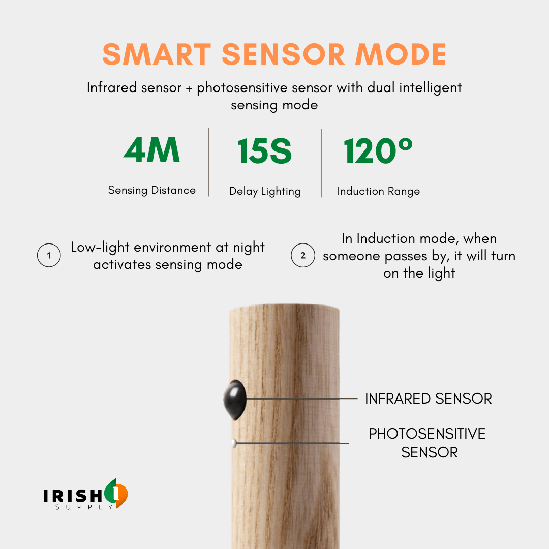 Irish Supply, LUMIWOOD Portable Home Lights