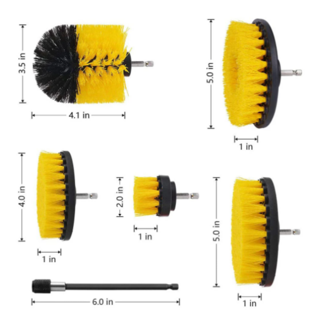 Irish Supply, TRACTIONX Drill-Attached Brush