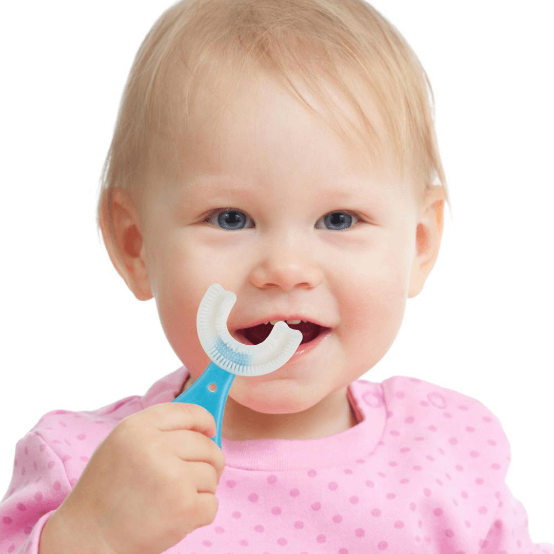 HAPPYTEETH U-Shaped 360 Degree Infant Toothbrush