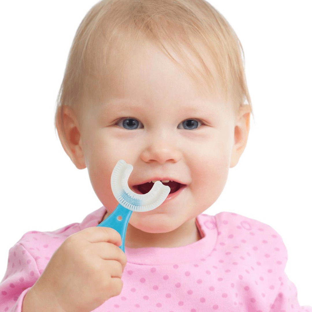 Irish Supply, HAPPYTEETH U-Shaped 360 Degree Infant Toothbrush