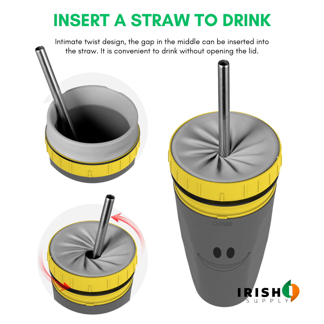 Irish Supply, TWISTGO Portable Double Insulation Travel Twist Cup