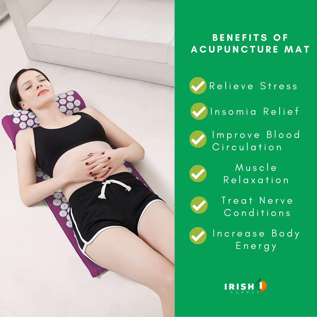ZENPILLOW Acupuncture Pillow Massage Yoga Mat