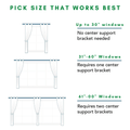 Irish Supply, DRZHE Easy-Install Curtain Brackets