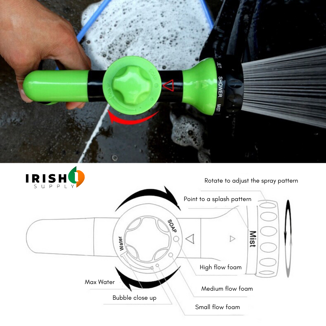 Irish Supply, FOAMJET Pressure Hose Nozzle