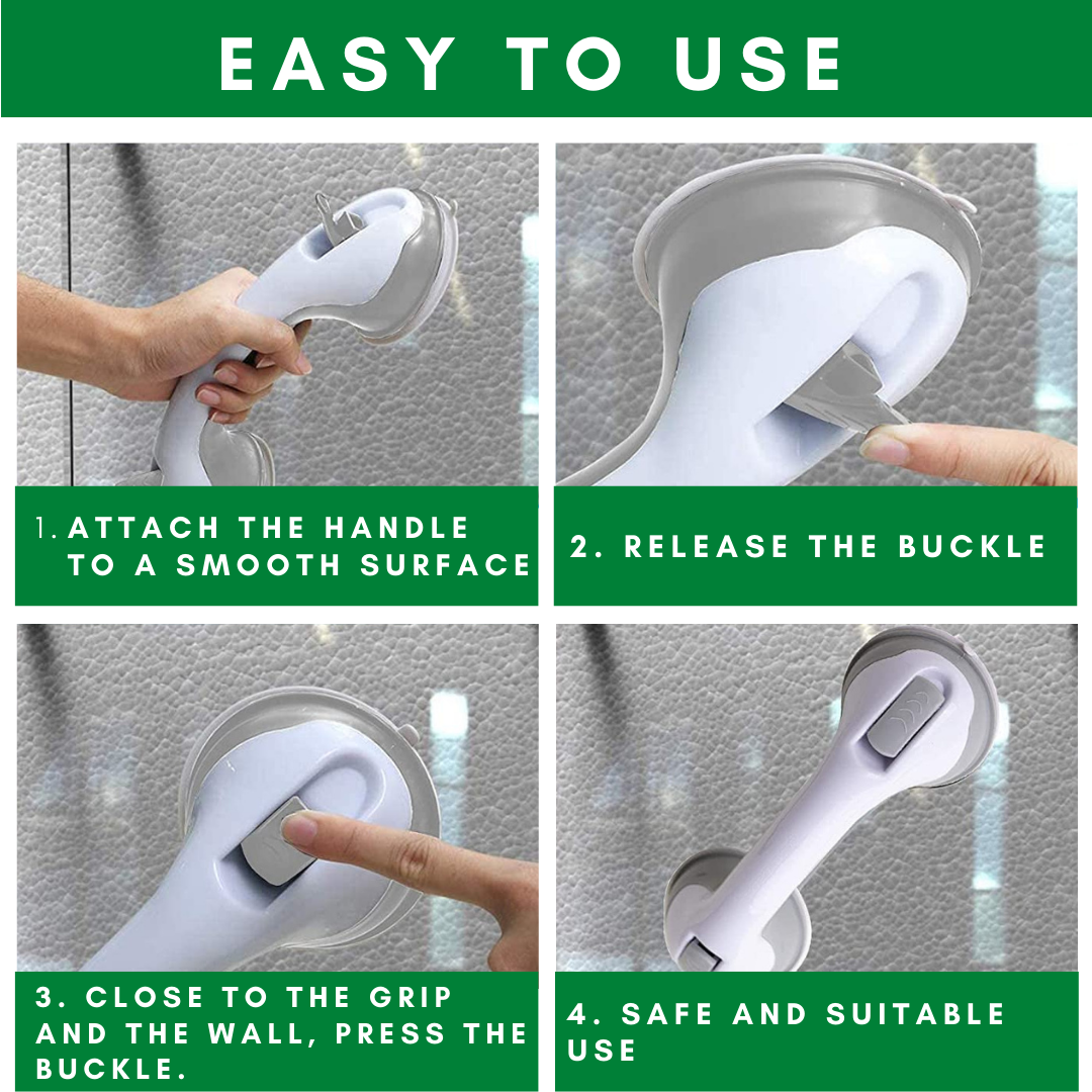 Irish Supply, SAFEHAND Adjustable Shower Safety Handle