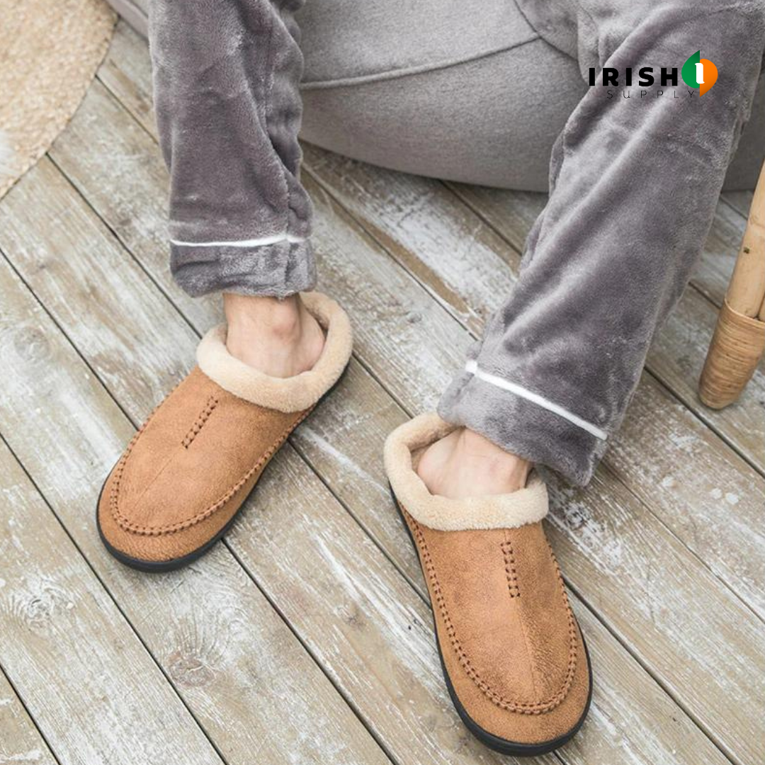 Irish Supply, SOFTCLOUD Fluffy Wide Loafer Slippers