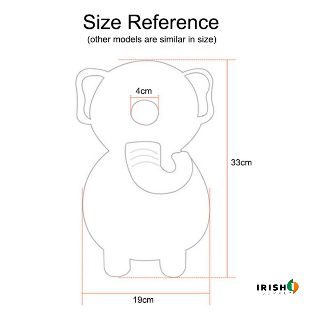 Irish Supply, HEADPROTECTOR  Toddler Baby Head Protection Cushion Backpack