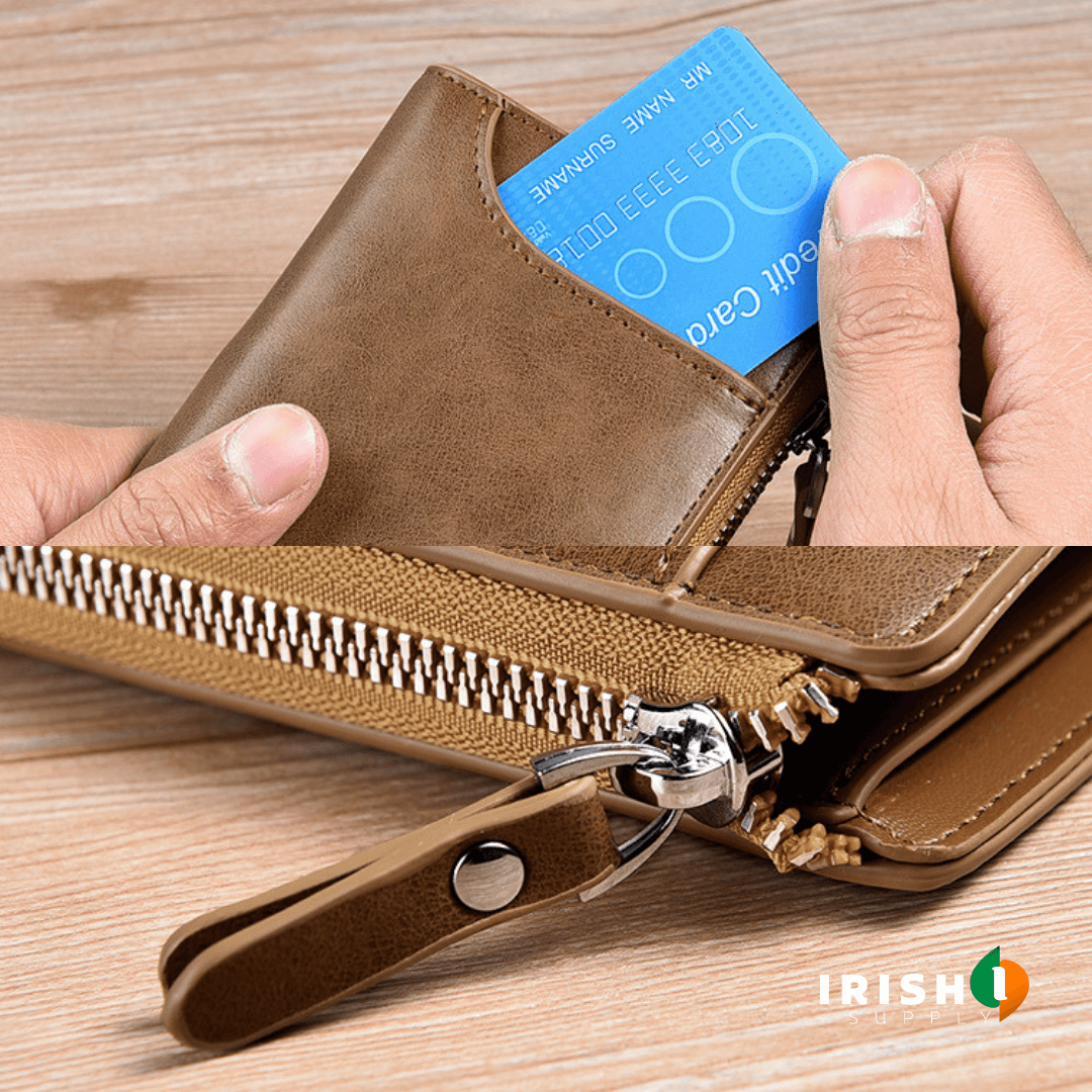 BlockRob™ Leather Safety Wallet