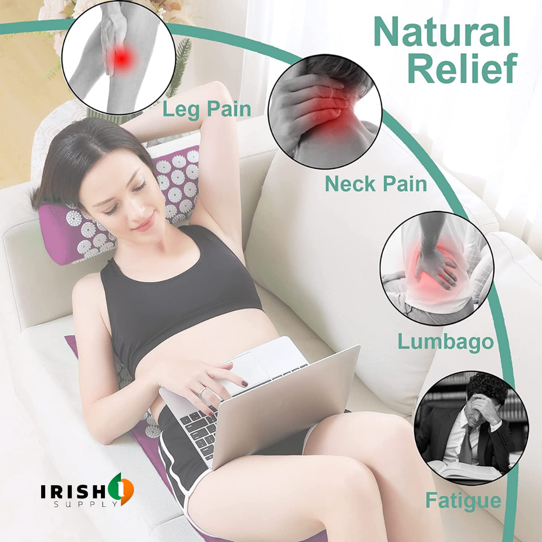 Irish Supply, ZENPILLOW Acupuncture Pillow Massage Yoga Mat