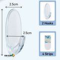 Irish Supply, HANGEZ Picture Hanging Adhesive Clear Strips