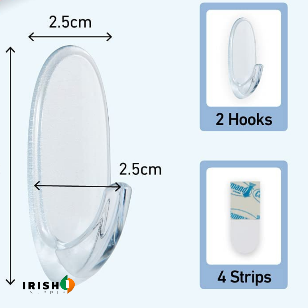 Irish Supply, HANGEZ Picture Hanging Adhesive Clear Strips