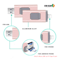 Irish Supply, SYNCDRIVE 4 In 1 High Speed USB Multi Flash Drive