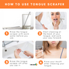 Irish Supply, SCRAPEPRO Tongue Scraper Cleaner for Adults